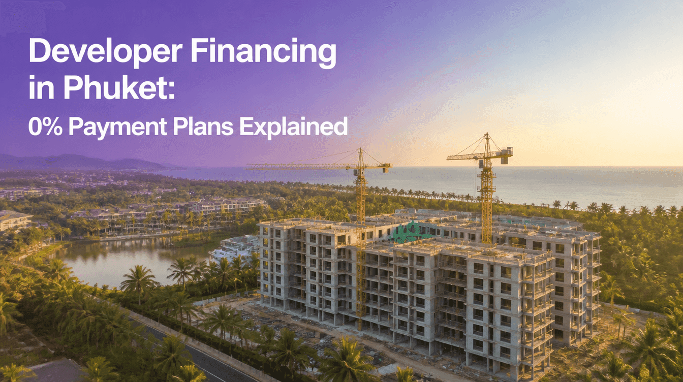 Developer Financing in Phuket: 0% Payment Plans Explained
